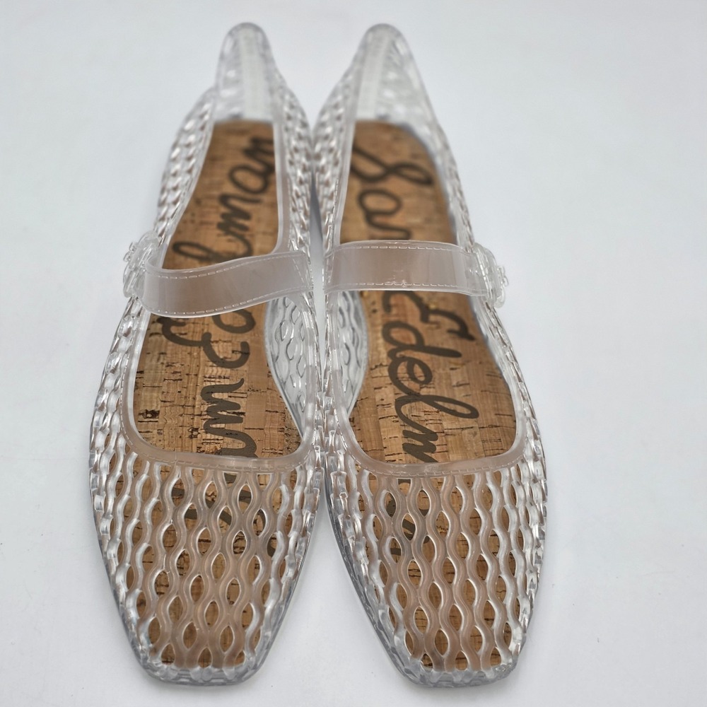Sam Edelman Jelly 'Michaela' Mary Jane Clear Flats Womens SIZE 10 - NWOB - Picture 6 of 8